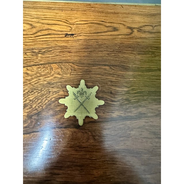 A rare opportunity to acquire a genuine English campaign desk by a known London maker — an enduring, functional antique...