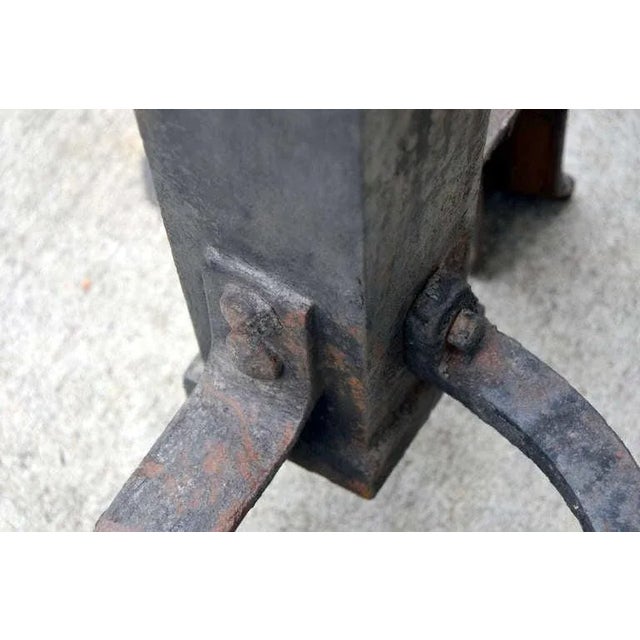 Arts & Crafts Andirons - A Pair For Sale In Los Angeles - Image 6 of 9