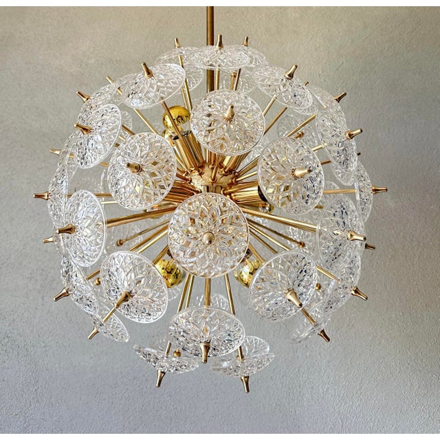 Vintage Sputnik Lamp from Val St Lambert, 1970s For Sale - Image 10 of 12