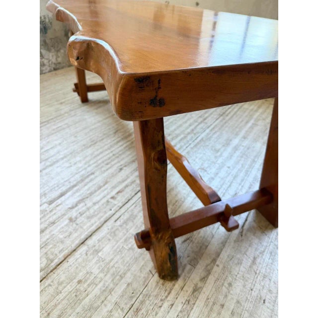 Aranjou Farmhouse Table in Blond Elm, 1950s For Sale - Image 11 of 18