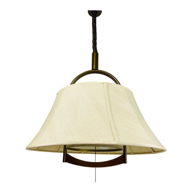1970s Height Adjustable Pendant Lamp by Temde For Sale