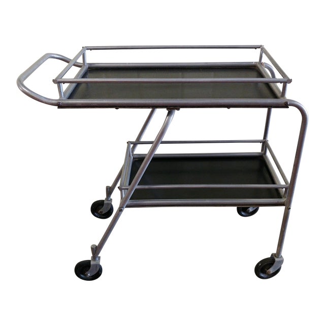 1930s Vintage AeroCart Art Deco Airline Bar Cart Chairish