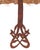 Folk Art Fretwork Wood Frame for Picture or Mirror With Griffins Fits 9 1/4" X 7" For Sale In Providence - Image 6 of 7