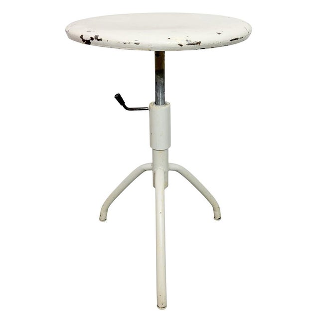 Industrial Iron Height Adjustable Stool, 1960s For Sale - Image 16 of 16
