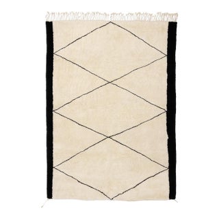 Hand-Knotted Moroccan Wool Rug | 11'6" X 8'4" | One of a Kind For Sale