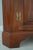Brown Henkel Harris Cherry 12 Pane Corner China Cabinet For Sale - Image 8 of 12