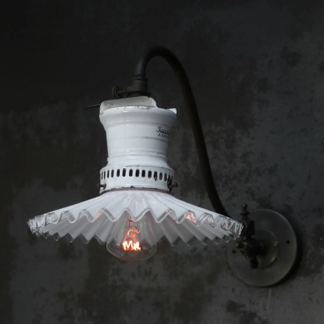 Antique German Sconce Wall Lamp, 1910 For Sale - Image 3 of 10