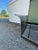 Metal Mid-Century French Industrial Style Steel Sleigh California King Bed For Sale - Image 7 of 8