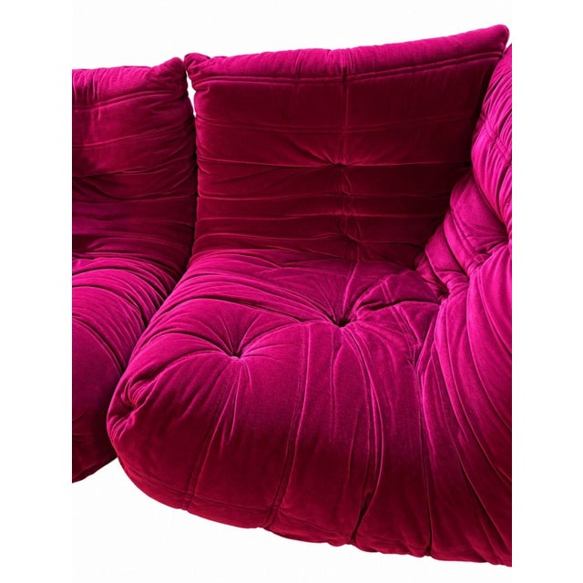 Michel Ducaroy for Ligne Roset “Togo” Sofa & Ottoman, France 1973 For Sale In Chicago - Image 6 of 11