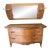Antique Set Mirror and Two Drawer Dresser 19th Century For Sale