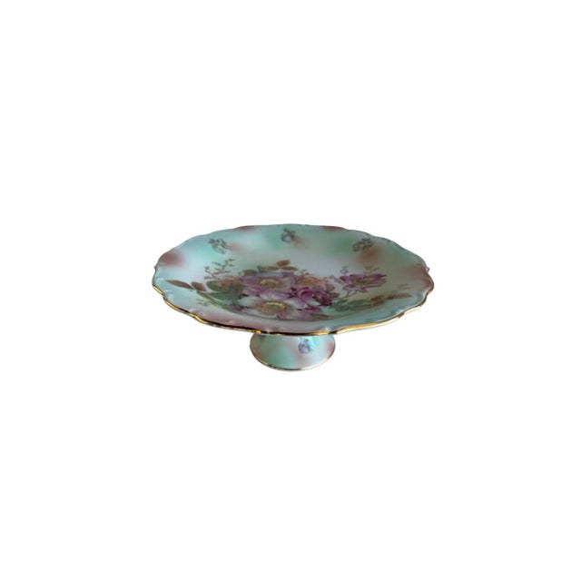 Add a touch of old-world charm to your table with this Vintage Bavaria Cake Stand / Pedestal Serving Plate. Expertly...