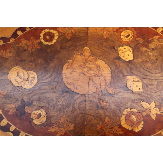 Mid-20th Century Baroque Lombard Console Table with Inlays, 1960s For Sale - Image 15 of 18