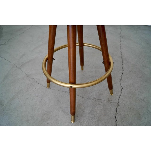 1960's Mid-Century Modern Bar Stool For Sale - Image 10 of 13