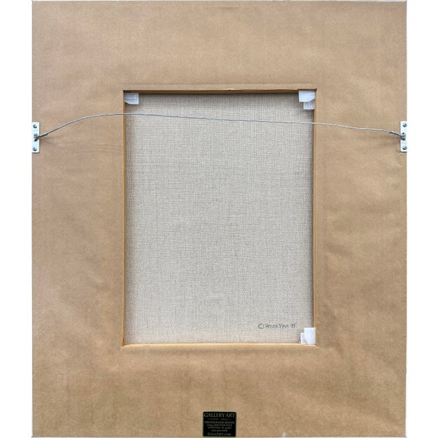 Peter Max Peter Max, Spring (Abstract), Custom Framed Original Painting on Canvas, 1999 For Sale - Image 4 of 4