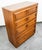 Brown Mid Century Modern Highboy Dresser Morris of California Walnut Drawer 5 Drawer For Sale - Image 8 of 12