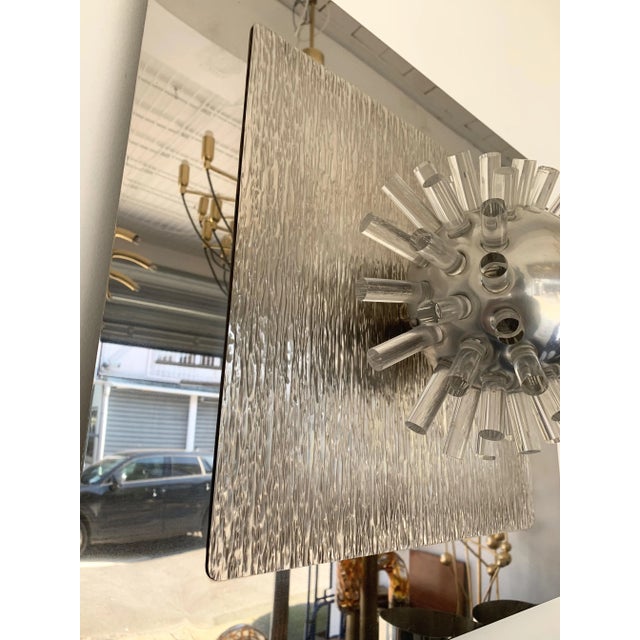 Stainless Steel Lucite Sconces by A. Brotto for Esperia, Italy, 1970 - a Pair For Sale - Image 9 of 13
