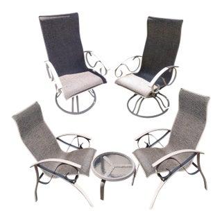 Transform Your Backyard Into a Luxury Resort Oasis With This Premium Patio Set From Homecrest Outdoor Living. For Sale