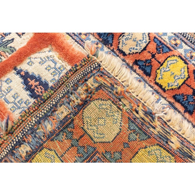 1960s Vintage Persian Gabbeh Rug 2'9'' x 5'7'' For Sale - Image 10 of 11