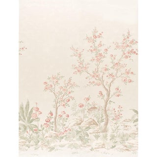 SAMPLE - Schumacher Charlotte's Garden Panel Set In Petal For Sale