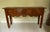 Antique Farmhouse Console Table Handcrafted Rustic Credenza Vintage Country For Sale - Image 12 of 17