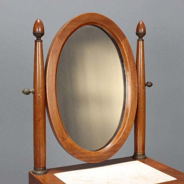 Small Empire Style Mahogany Dressing Table For Sale - Image 3 of 12