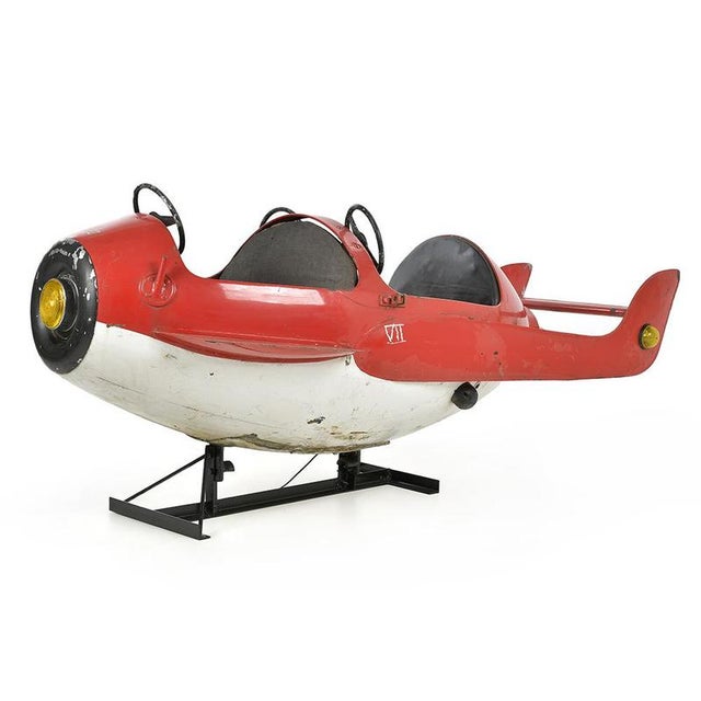 20th Century Carousel Plane on Foot For Sale - Image 9 of 9