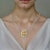 Yellow Natural Citrine Diamond Necklace 14k Gold 11.93 TCW Certified For Sale - Image 8 of 11