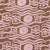 Traditional Sample - Schumacher Bosphorus Hand Block Fabric In Brown & Pink For Sale - Image 3 of 5