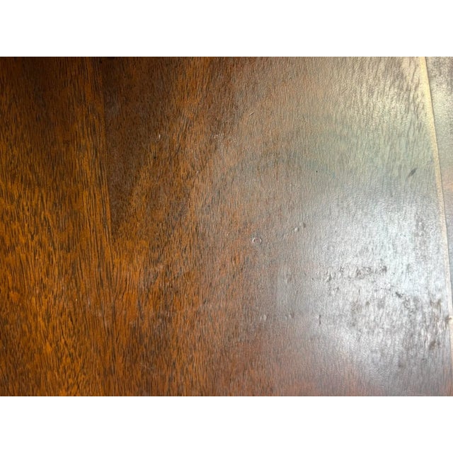 Late 20th Century Henkel Harris Virginia Galleries Bow Front Mahogany Hepplewhite Server Buffet Sideboard For Sale - Image 10 of 12