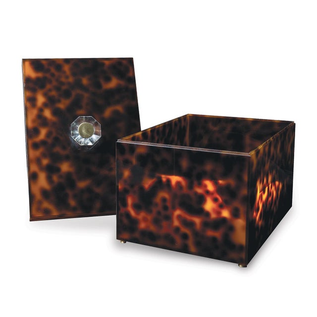 Contemporary Milan Tortoise Style Box For Sale - Image 3 of 5