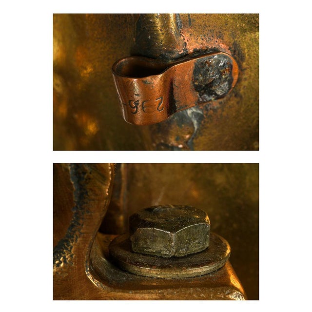 Vintage Iron and Brass Boat Projector For Sale - Image 6 of 9