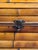 Midcentury Campaign Split Bamboo and Copper Trunk With Domed Lid For Sale - Image 10 of 13
