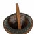 Late 20th Century Vintage Tall Wicker Basket, Carved Shell Embellishment, Kindling, Planter, Etc. For Sale - Image 5 of 7