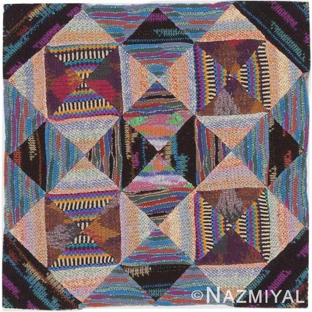 This delightful vintage patchwork collage depicts a beautiful assemblage of distinctive variegated patterns and striped...