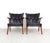 Mid-Century Modern Danish Chairs in Teak and Faux Leather from Erhardsen & Andersen, 1960s, Set of 2 For Sale - Image 3 of 17