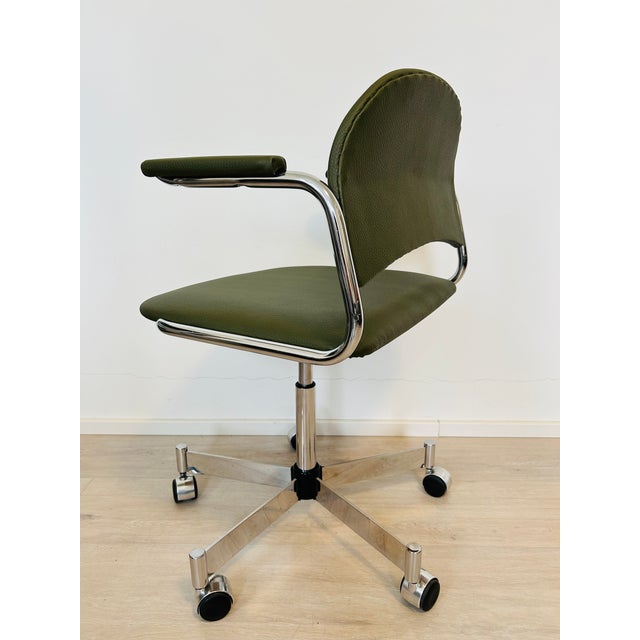Olive K-107 Desk Chair from Kovona, Former Czechoslovakia, 1970s For Sale - Image 8 of 10