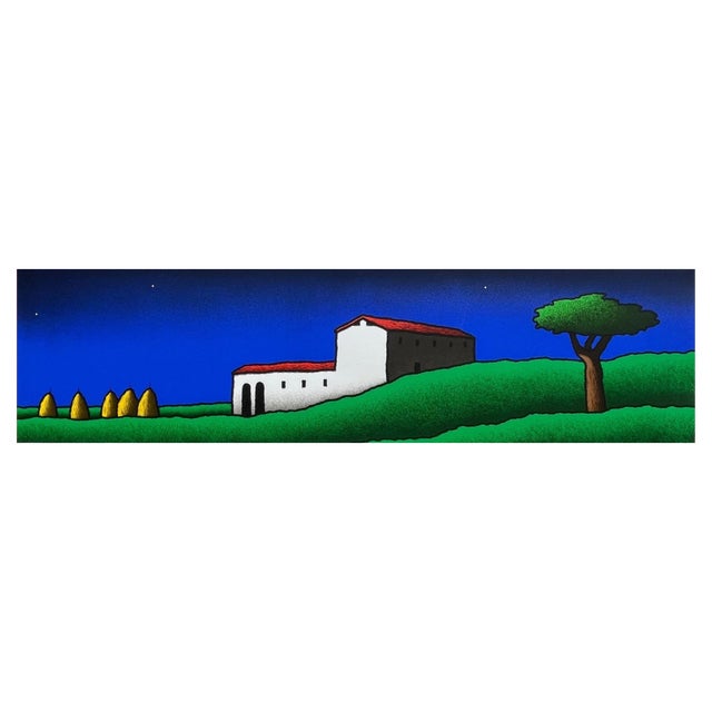 Tino Stefanoni, 5 Haystacks, Serigraph, 1998 For Sale