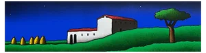 Tino Stefanoni, 5 Haystacks, Serigraph, 1998