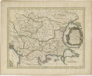 Map of Region Near the Baltic Sea, 1670