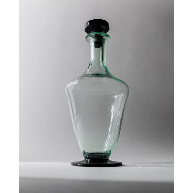 Vintage Murano Glass Decanter with Stopper, 1960s For Sale - Image 11 of 11