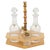 Condiment Set in Acrylic Glass, Wicker and Brass in the style of Christian Dior, Italy, 1970s, Set of 5 For Sale - Image 15 of 15