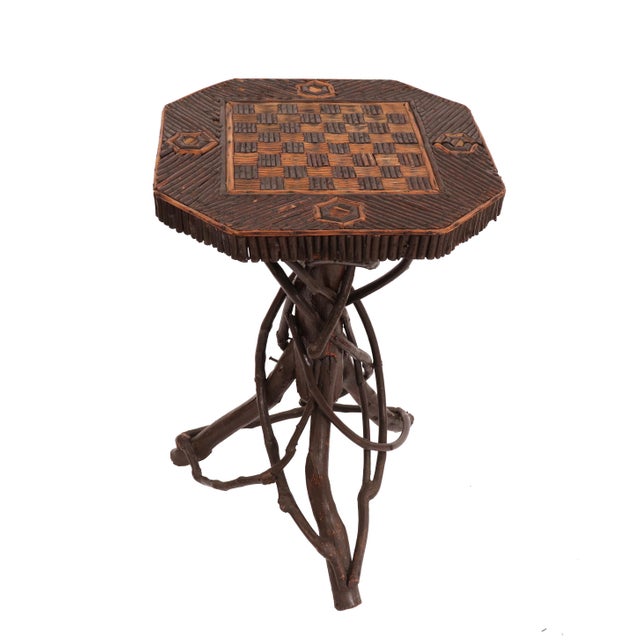 Rustic Adirondack Game Table Chairish