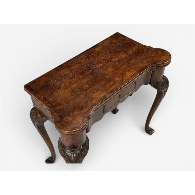 Georgian, Card or Game Tables, a Pair, Tapestry, Mahogany, 18th Century For Sale - Image 16 of 18