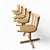 Set of 5 Scandinavian Swivel Chairs by Edsbyverken, 1960s For Sale - Image 17 of 18