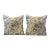Botanical Linen 20”x20” Feather/Down Pillows - A Pair For Sale