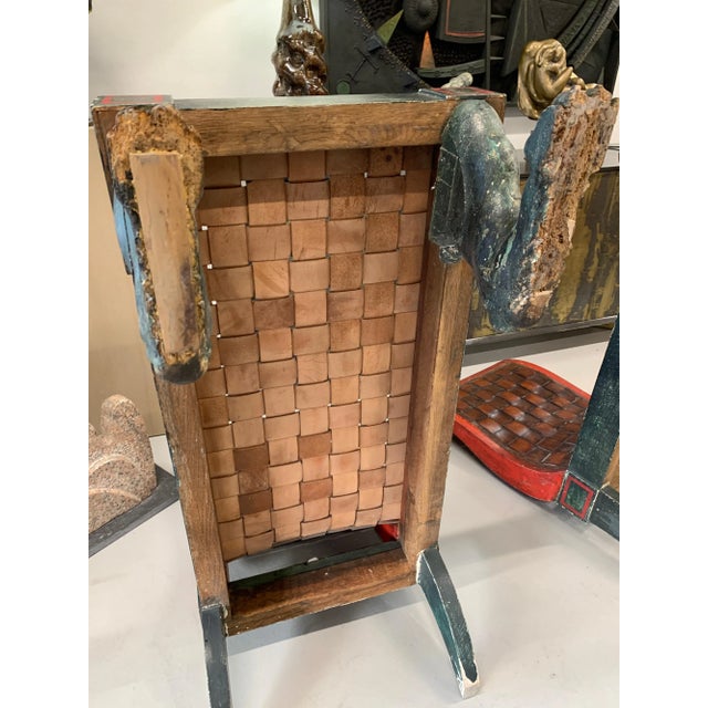 Brown Egyptian Revival Chaises - A Pair For Sale - Image 8 of 13