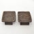 Brutalist Bright Bronze Push and Pull Door Handles, Set of 2 For Sale - Image 6 of 9