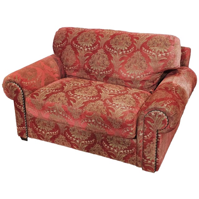 Stickley Large Arm Chair With Matching Ottoman Footstool Made in North Carolina For Sale In Cleveland - Image 6 of 16