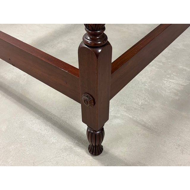 1960s 1960s Mahogany Twin Pineapple Bed For Sale - Image 5 of 7