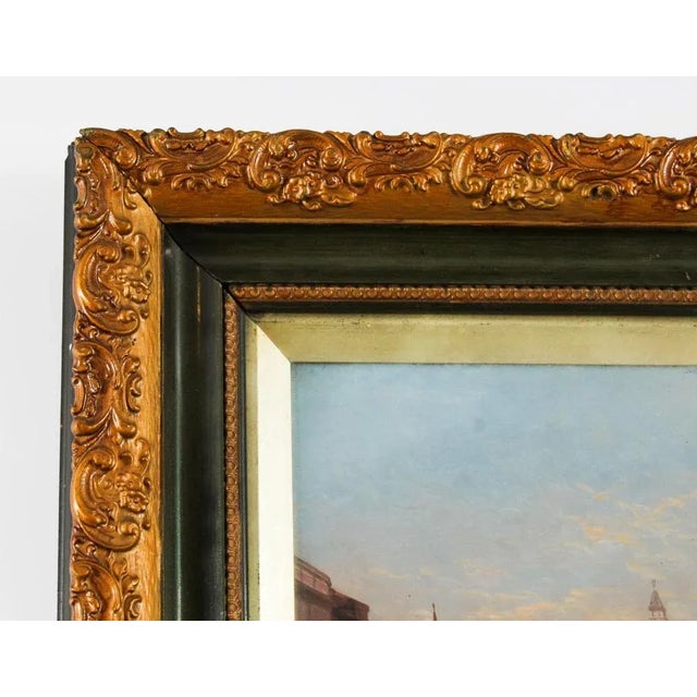 Alfred Pollentine, Venice, 1800s, Oil on Canvas, Framed For Sale - Image 7 of 11